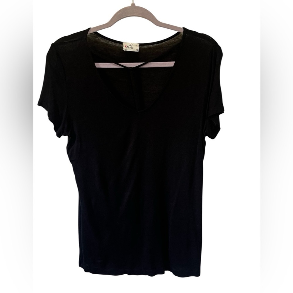 Glitz Black Top Sz XL